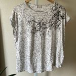 Anthropologie  Postmark paisley boxy loose top.Sz M Photo 0