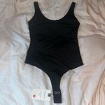 NWT Adreamly Clothing Co Women's Sexy Scoop Neck Tank Tops bodysuit in Black Photo 3