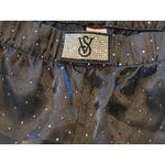Victoria's Secret Silky Satin Dew Drop Studded Pajama Pants Large Bling Bottoms Photo 2