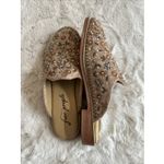 Free People Cosmic Brown Magenta Dancing Queen Velvet Beaded Loafer Mules 39 Photo 8