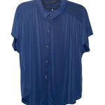 Lucky Brand Blue Button Down Shirt Photo 0