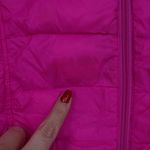 HEAT Lightweight Puffer Jacket Pink Full Zip M Down Feather Blend Size M Photo 2