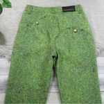 HOUSE OF SUNNY London Fields Jessie High Waisted Button Fly Straight Leg Jeans 4 Green Photo 7