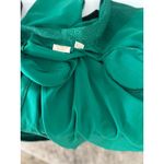 Victoria's Secret  Vintage Gold Label Long Robe Green Belted Embossed Women Large Photo 7