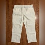 Eddie Bauer  Women’s Slightly Curvy Cream Cargo Crop Pants Photo 4