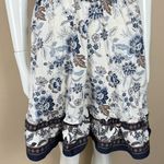 Joie  Floral Mini Dress Size 8 – Puff Sleeve, V-Neck & Belted Waist Photo 2