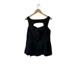 Torrid Black Sweetheart Neckline Sleeveless Peplum Top Women's 12 Photo 4