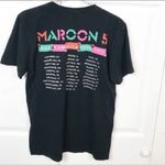 American Apparel Medium Black Adam Levine Maroon 5 2013 Tour Crewneck T-shirt Photo 3