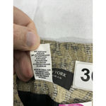 Jones New York Womans Jones NY Woman 20w Gold Black Shimmer Button Down Lined Blazer Photo 3