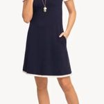 Spartina 449  Island Fringe Navy Dress Small NWT Photo 0