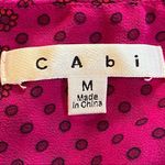 CAbi  Polka Dot‎ Floral Drape Neck Tank Size Medium #983 Photo 7