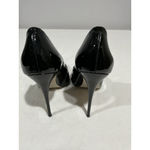 Woman’s Ava & Aiden Pointed Toe Stiletto Heel Black Patent Leather Shoe Size 9 Photo 5