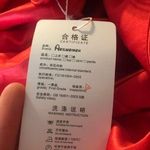 Long Evening Prom Dress Skirt Red Size M Photo 2