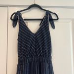 Moon River  Womens‎ Sleeveless Pantsuit Navy White Stripe Size XS Photo 1