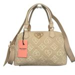 Juicy Couture NWT Glitzed Out Cream Crossbody Velour Satchel Bag Purse Photo 0