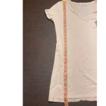 Victoria's Secret Light Pink Long Sleep Shirt Short Sleeve VS Logo Pocket Small Photo 7