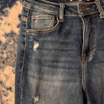 Risen Jeans RDP5537 Distressed High Rise Flare Denim • Medium Wash • Size 5/27 Blue Photo 9