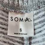 Soma Gray and White Stripe Pajama Bottoms Size Small Soma Stripe Lounge Pants Photo 4