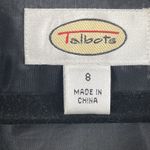 Talbots  Tunic Top 8 Black Velvet Beaded Silk Blend Formal Dressy Modest‎ Mature Photo 2