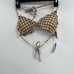 J.Crew  Lettuce-trim bikini top in gingham Photo 3