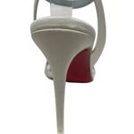 Christian Louboutin  Mariza 85 Satin Sandal White Bridal Shoes Size 41 Photo 9