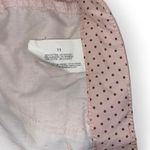 2010s low rise micro mini baby pink and brown polka dot shorts Size undefined Photo 3