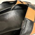 ALOHAS Sandals Marshmallow Checkered Scacci Leather Crossover Black Brown 39/8.5 Photo 4