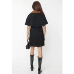 Unique Vintage Smak Parlour NWT Black & Brown Fur Collar XL Photo 7