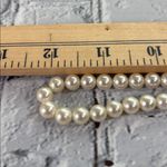 Sarah Coventry Faux Pearl Vintage 24 inch Necklace Silver Photo 8