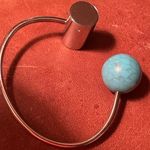 Michael Kors  Silver and Turquoise Bracelet Photo 2