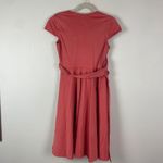 Gal Meets Glam  Collection Addison Wrap Dress Fit and Flare Coral Pink Size 2‎ Photo 6