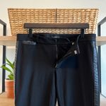 Banana Republic Mid-Rise Stretch Twill Woven Leather Side Stripe Career Dress Pa Photo 5