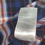 Mavi Jeans Mavi Womens Stud Button Front Shirt Size S Blue Orange Pink Plaid Long Sleeve Photo 6