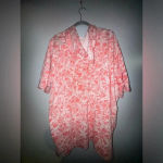 Quacker Factory women’s Starfish Hooded Zip‎ Beach Lounge short sleeve Jacket XL Gold Size 3X Photo 1