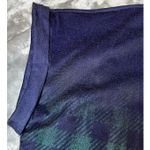 LuLaRoe  Top Womens Size Medium Blue Green Plaid‎ Cap Sleeve Simply Comfortable Photo 4