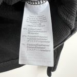 Madewell black place scoop neck plain solid black long sleeve top rib size small Photo 6