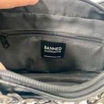 Banned Alternative Goth Gothic Vampy Black Red Heart Bat Chain Shoulder Bag Photo 4