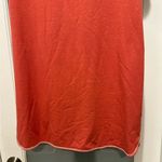 Max Studio Orange, Melon Colored Knit Dress Size M Flounce Sleeves Fun Trim Photo 3