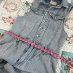 Free People Fast Cars Sleeveless Denim Jumpsuit Photo 7