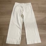 NWT Trave Audrey Crop Wide Leg White High Waisted Jean Size 32 Photo 2