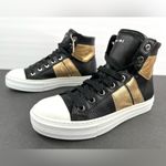 ACE Fashion AMIRI Sunset High Top Women Leather Logo Sneakers Size EU 36 Photo 10