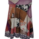 Etro Art Deco Wool Cashmere Silk Skirt IT44 US 8 Purple Photo 7
