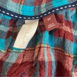 Pilcro Anthropologie Plaid Long Sleeve Buttondown Shirt in Coral Photo 9