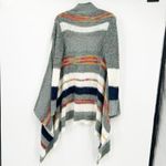 Lovestitch Fall Lagenlook Striped Open Front Wool Blend Knit Cardigan Size S Photo 6