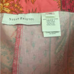 Susan Bristol Pants Women Plus 16 Pink Orange Straight Leg Side Zipper Retro Photo 2