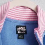 Roots  Canada Blue And Pink Striped Full Zip Track Jacket Photo 7