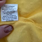 Ny Collection Sleeveless Blouse  peasant 1X vibrant yellow Baby doll top Photo 6