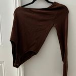 Amazon Brown Ribbed Bodysuit Photo 1