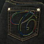 COOGI Straight Leg Black Jeans Size 7 Photo 4