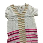 Lemlem Birabiro Kaftan pink white striped cotton blend small NWT Photo 6